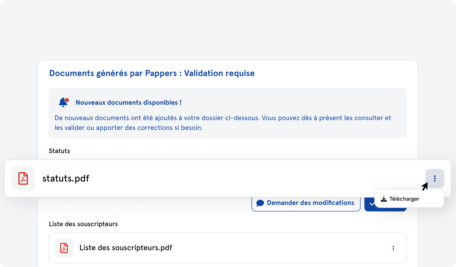 Illustration des statuts SASU