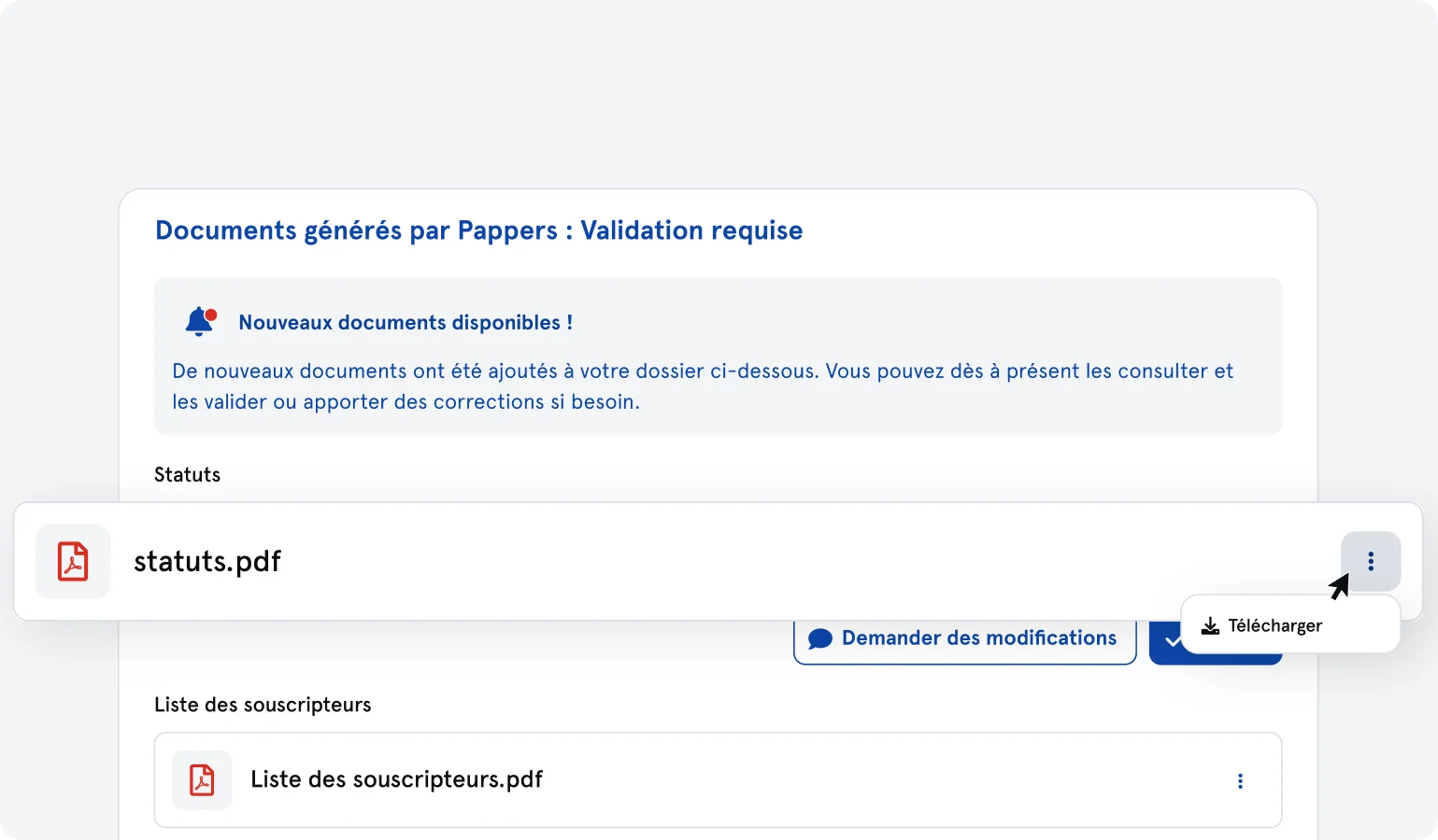 Illustration des statuts SASU